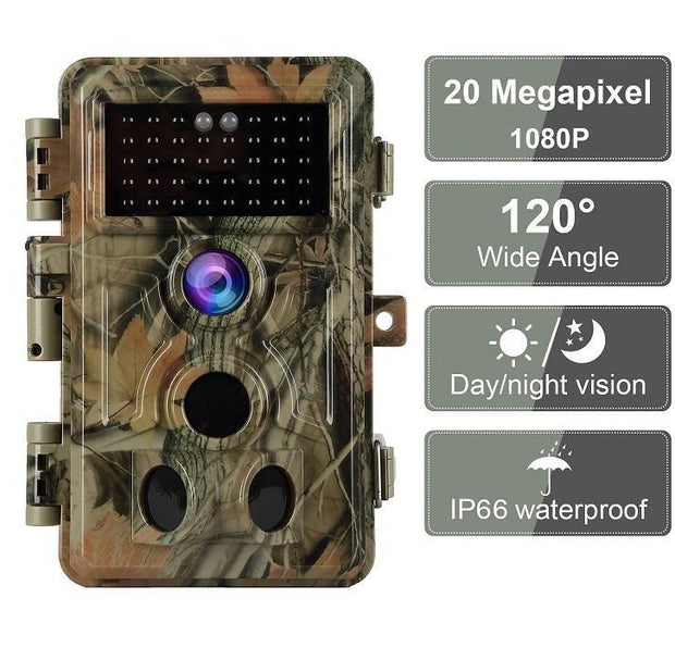 Bundle: 2x Advanced Trail Cam + 2x 32Gb SD card + 2x Adjustable Mounting bracket + SD Card reader