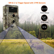 Bundle: 2x Advanced Trail Cam + 2x 64Gb SD card + 2x Adjustable Mounting bracket + SD Card reader