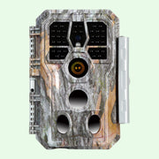 Wildcamera 32MP, HD1296P en Nachtzicht, Bewegingsmelder, 940nm infrarood, No Glow, 0.1s trigger en IP66 Waterdicht voor Jacht, Huisbeveiliging| A280 Grauw