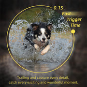 Wildcamera 32MP, HD1296P en Nachtzicht, Bewegingsmelder, 940nm infrarood, No Glow, 0.1s trigger en IP66 Waterdicht voor Jacht, Huisbeveiliging| A280 Grauw