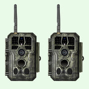 Wireless Bluetooth WildlifeTrail Camera with Night Vision Motion Activated 32MP 1296P Waterproof Stealth Camouflage for Hunting, Home Security