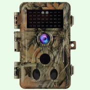 Wildcamera 32MP HD 1296P en Nachtzicht, Bewegingsmelder, 0.1s trigger, 940nm infrarood, No Glow en IP66 Waterdicht voor Jacht, Huisbeveiliging| A262 Groente